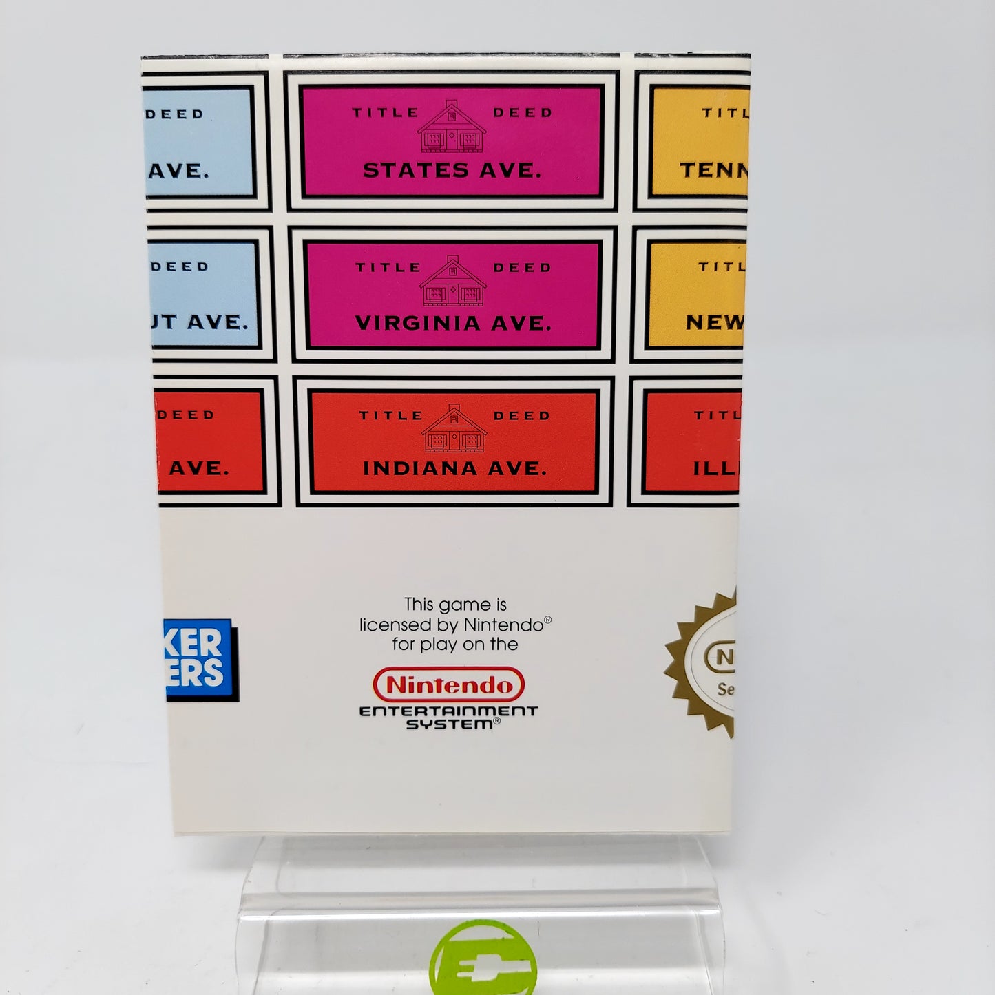 Monopoly (Nintendo NES, 1991) Box + Poster