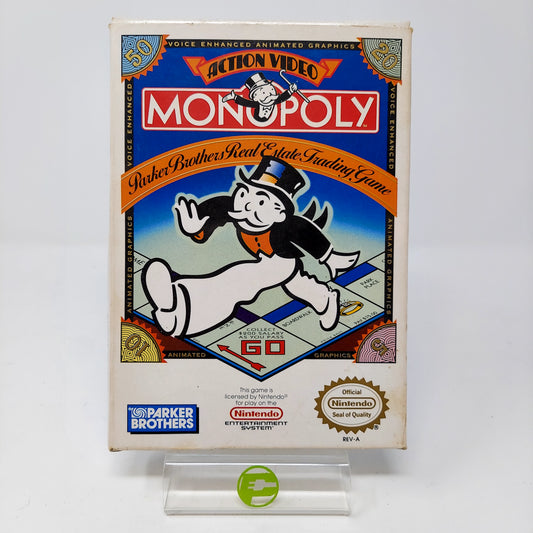 Monopoly (Nintendo NES, 1991) Box + Poster