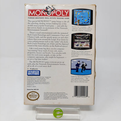 Monopoly (Nintendo NES, 1991) Box + Poster