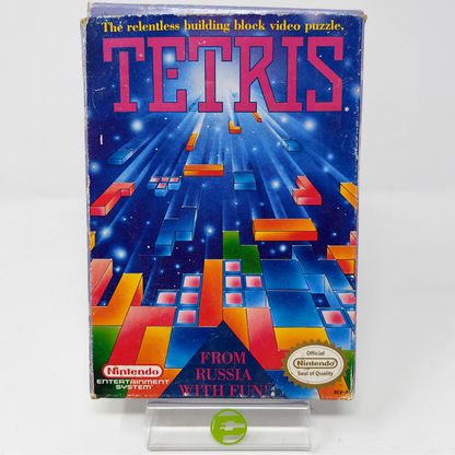 Tetris (Nintendo Entertainment System, 1989) NES CIB Complete