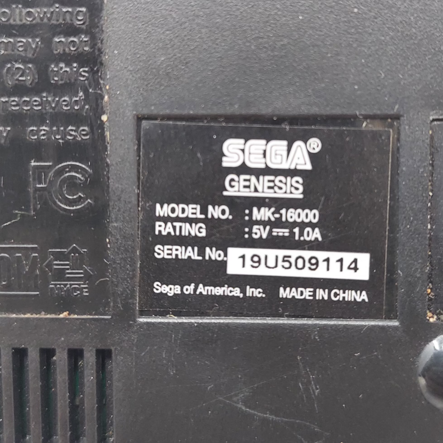 Sega Genesis Mini Video Game Console Black MK-16000