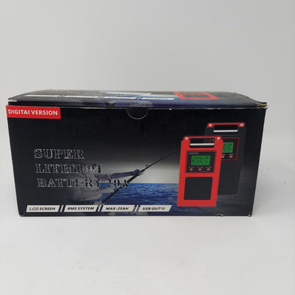 Digital Version Super Lithium Battery 20A Charger USB, LCD, BMS