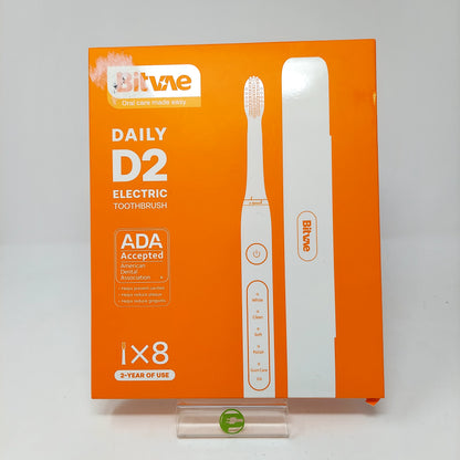 Daily D2 Rotating Electric Toothbrush +8 Brush Heads 5 Modes w/Timer, ORAL CARE