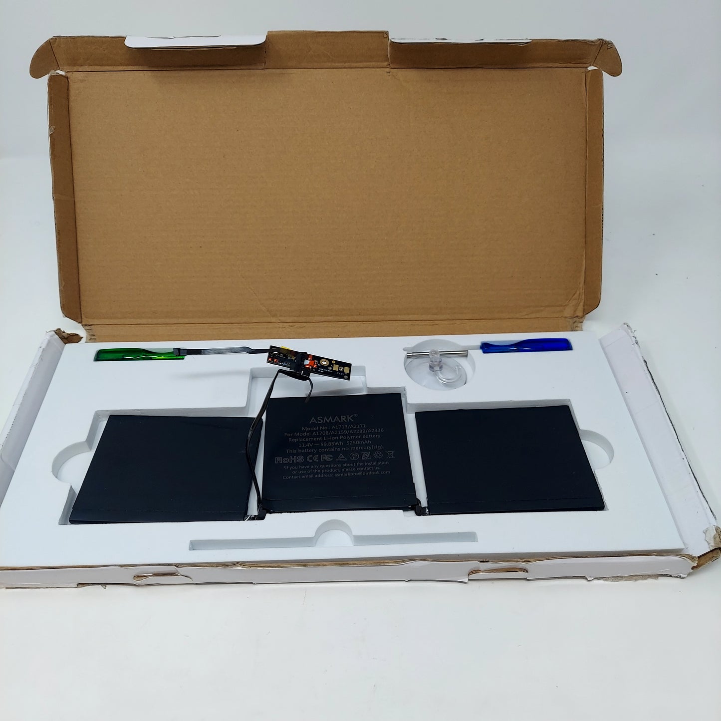 Asmark A1708 A1713 MacBook Pro Replacement Battery Kit