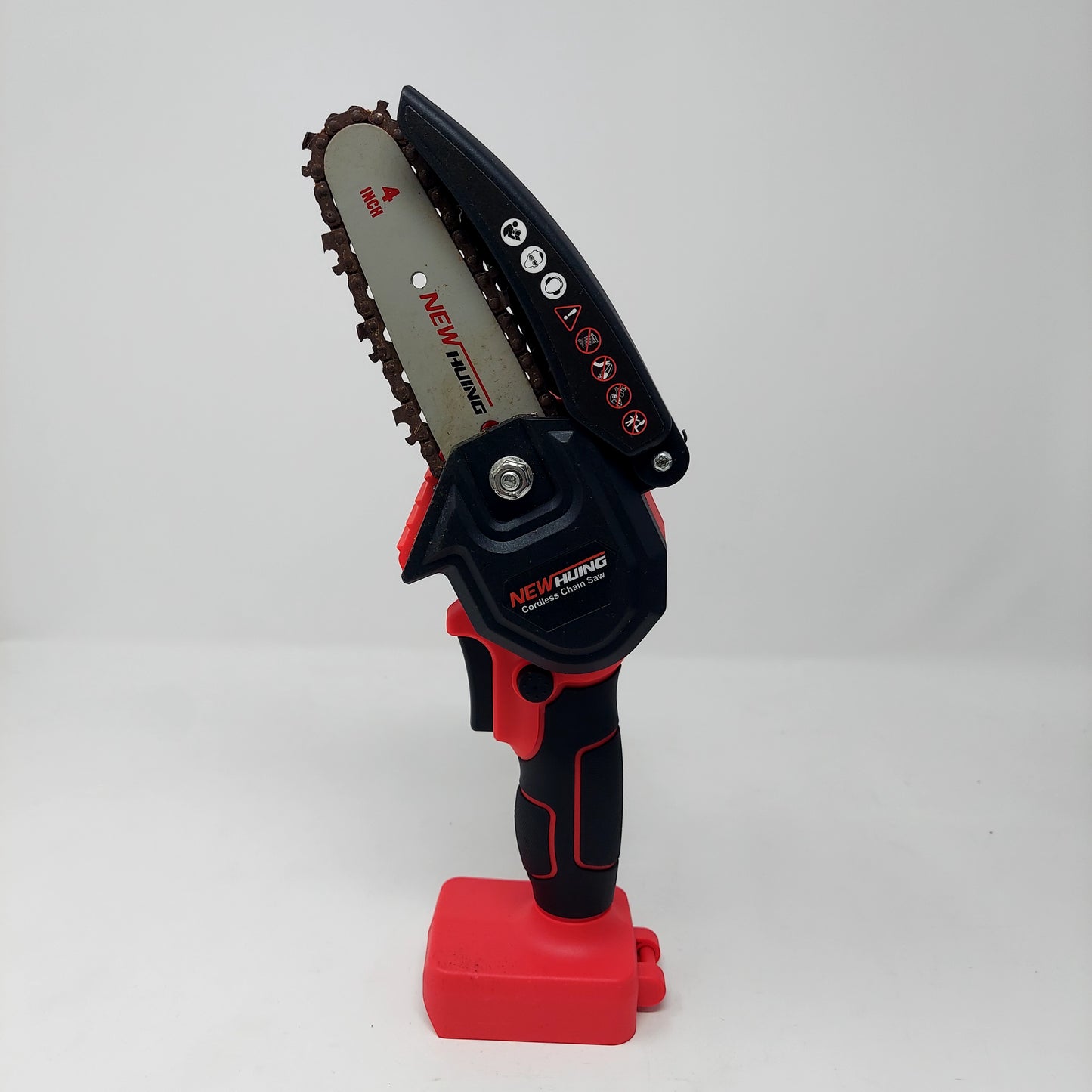 Cordless Chain Saw 4 inch 21V Max Lithium by New Huing