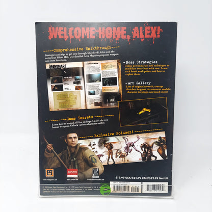 Brady Games Konami Silent Hill Homecoming Strategy Guide Water Damage