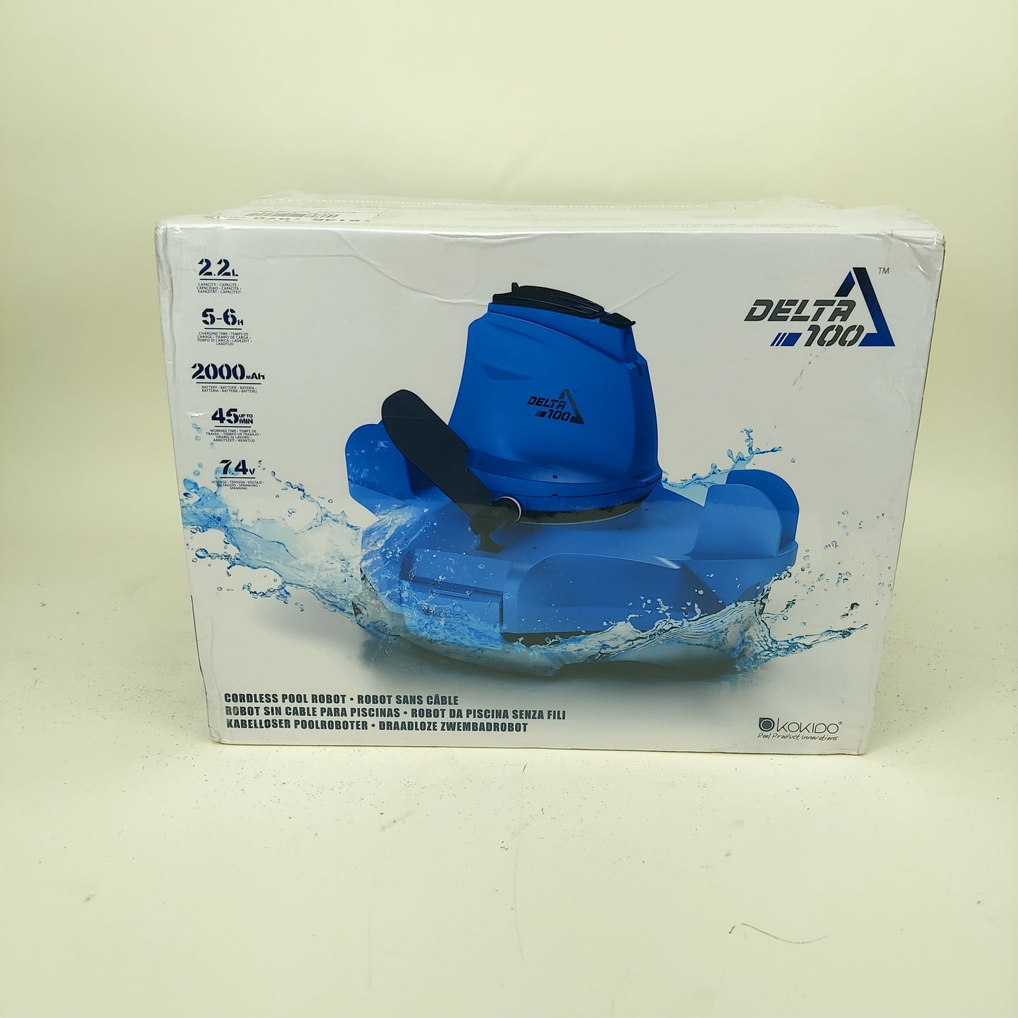 New Kokido Delta 100 Rechargeable Robotic Pool Cleaner