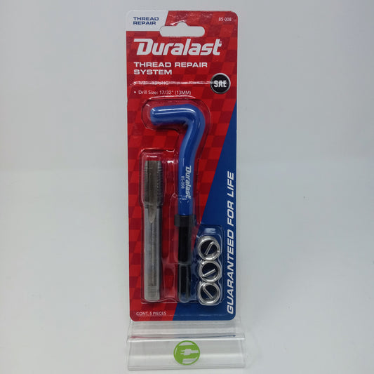 Duralast 85-008 Thread Repair System 1/2" 13 UNC - 17/32" - NEW
