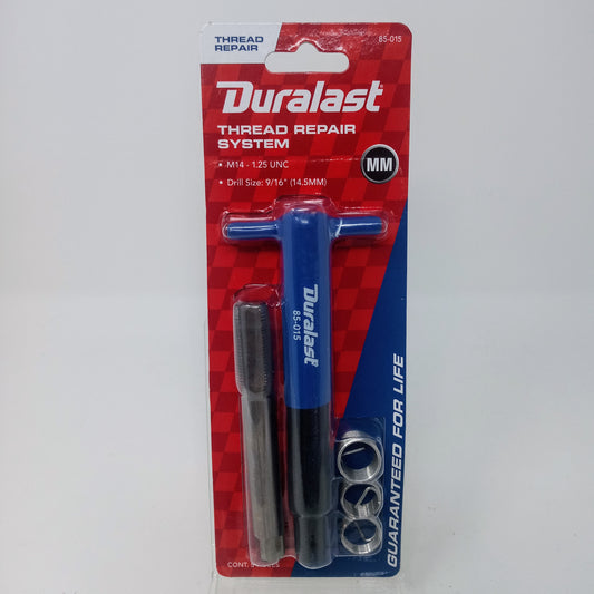 Duralast 85-015 Thread Repair System M14 - 1.25 UNC 9/16" - NEW