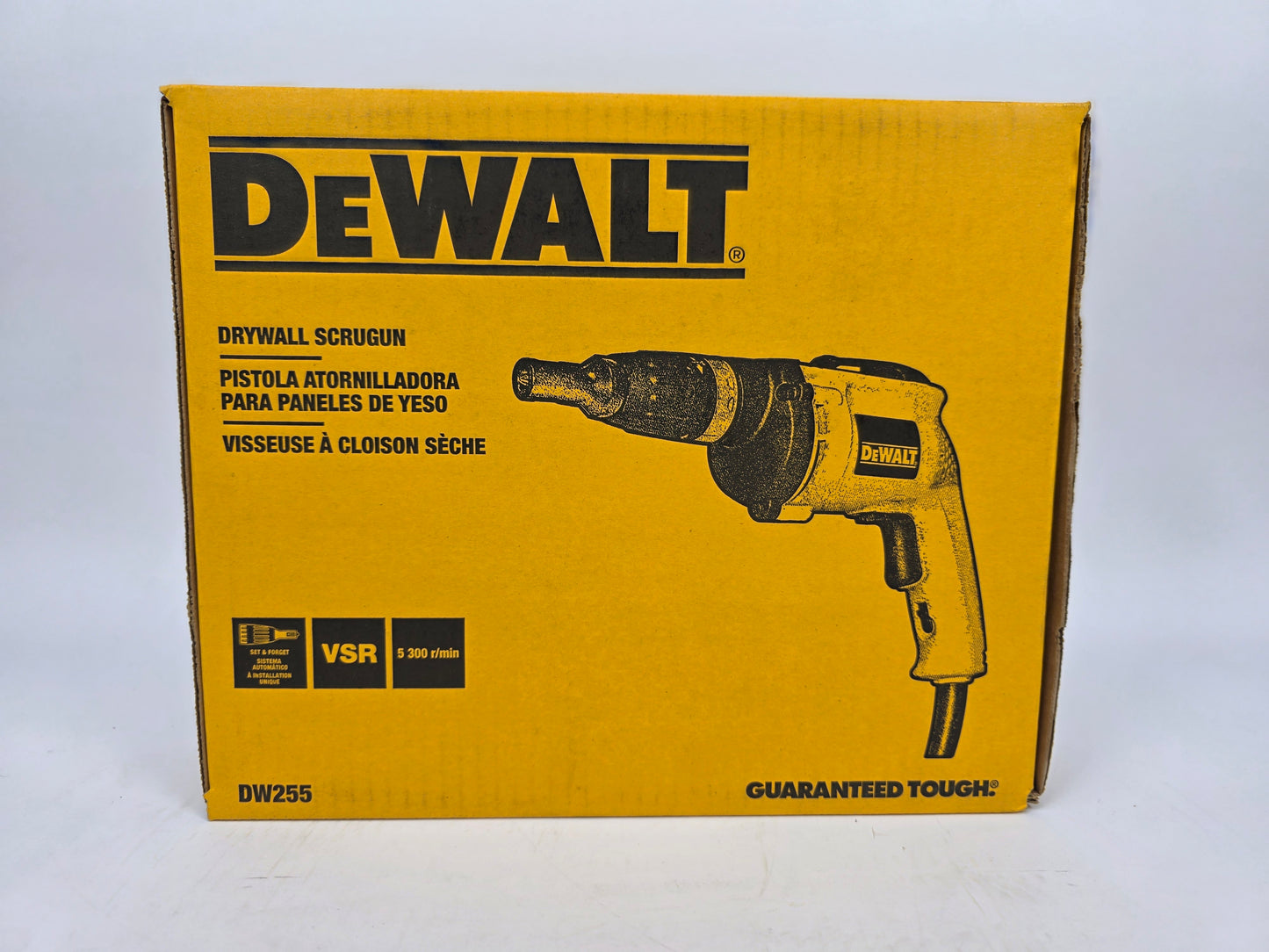 New DeWalt DW255 120V Corded Drywall Screwdriver