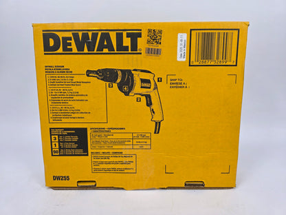 New DeWalt DW255 120V Corded Drywall Screwdriver