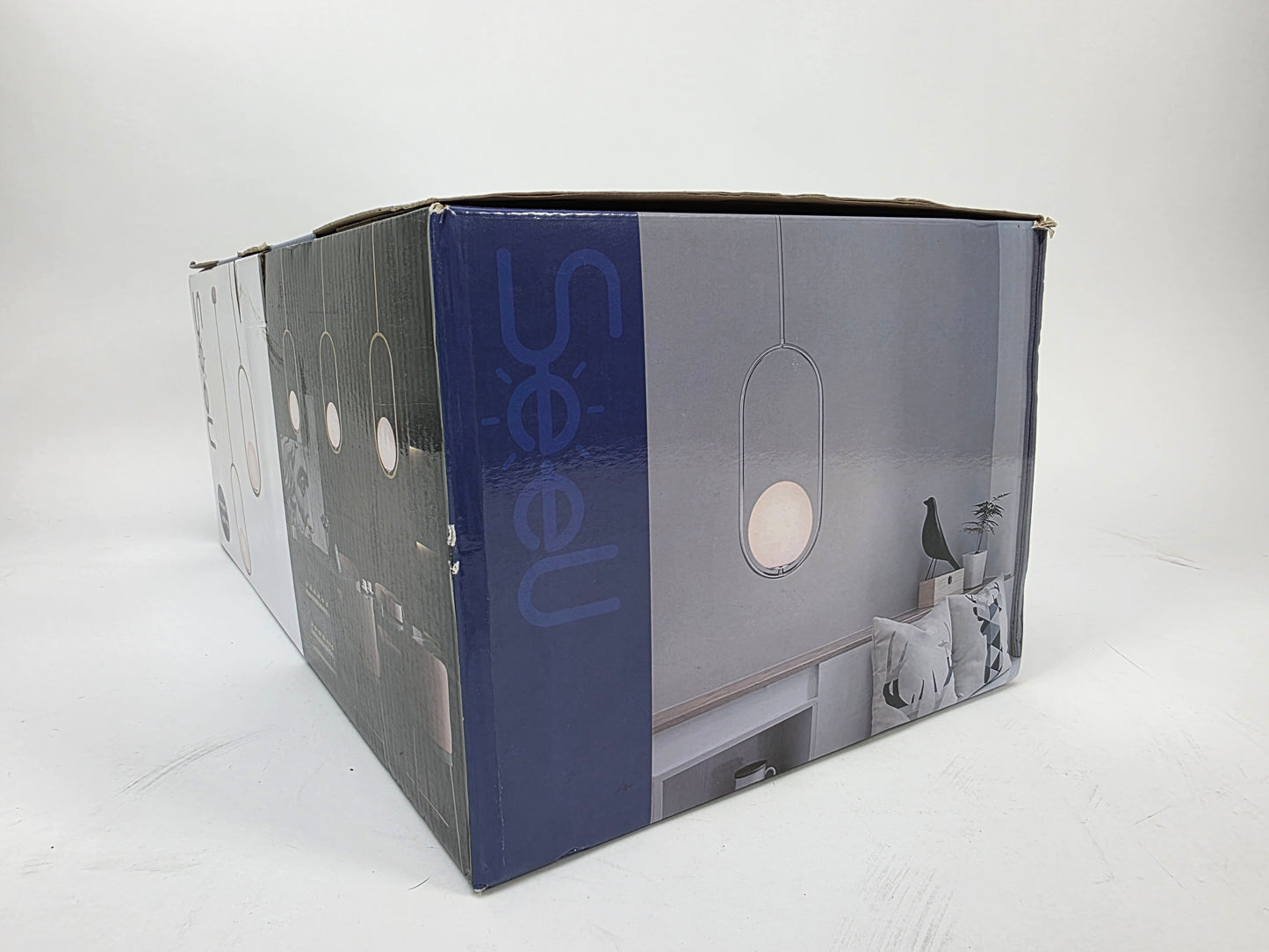 New Modern Style Chrome Chandelier, Single Hanging Light Fixture Milky Glass Globe