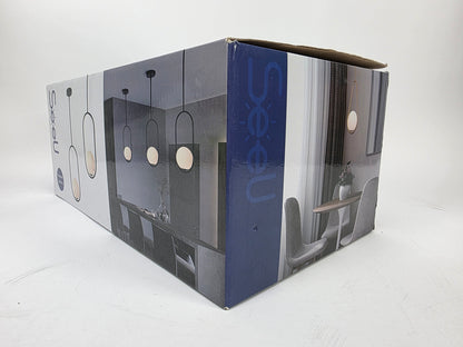 New Modern Style Chrome Chandelier, Single Hanging Light Fixture Milky Glass Globe