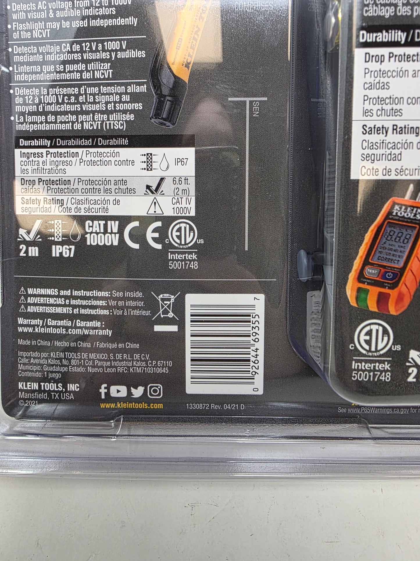 New Klein Tools 69355 Premium Electrical Test Kit