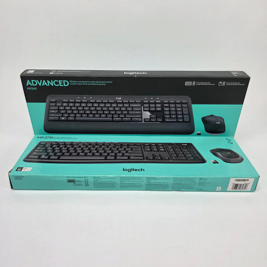 New Logitech Wireless Combo Keyboard/Mouse MK540,MK270