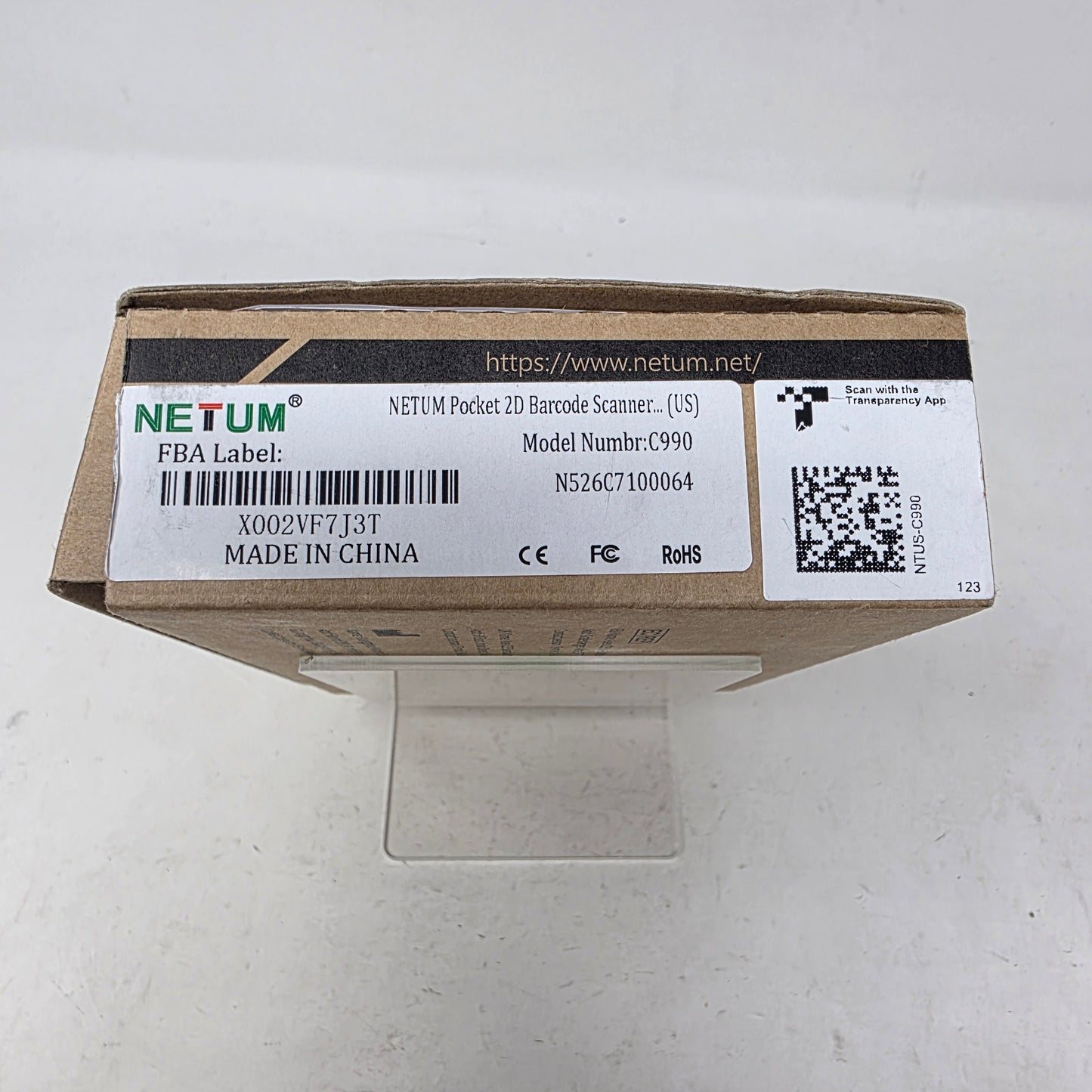 Netum Pocket 2D Wireless Barcode Scanner C990