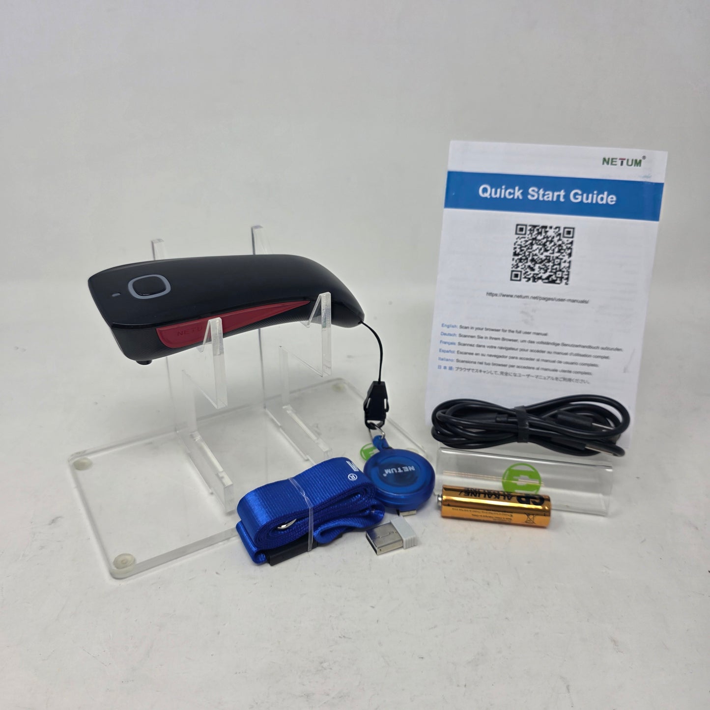 Netum Pocket 2D Wireless Barcode Scanner C990