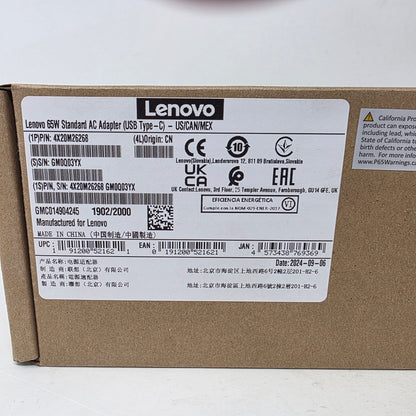 Lenovo 4X20M26268 65W Standard AC Adapter USB-Type-C