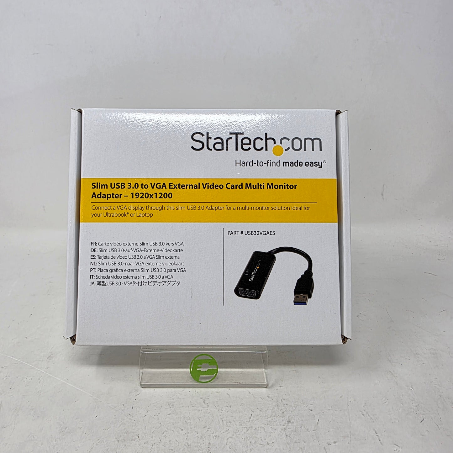 New Startech USB32VGAES Slim USB 3.0 to VGA Multi Monitor Adaptor