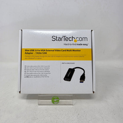 New Startech USB32VGAES Slim USB 3.0 to VGA Multi Monitor Adaptor