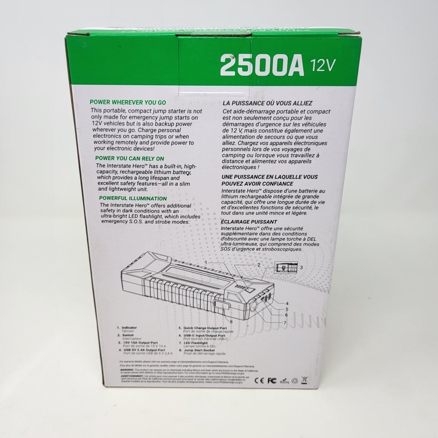 New Interstate Hero Jump Starter + Power Bank