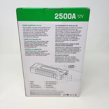New Interstate Hero Jump Starter + Power Bank