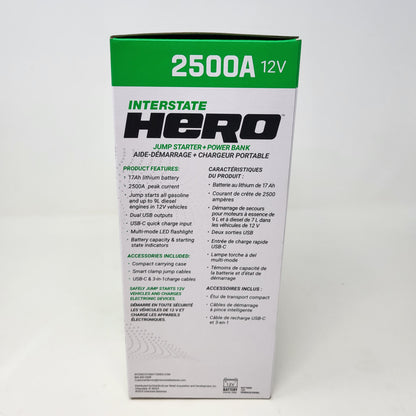 New Interstate Hero Jump Starter + Power Bank