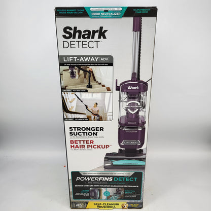 New Shark LA490 Bagless Corded Canister/Cylinder Purple