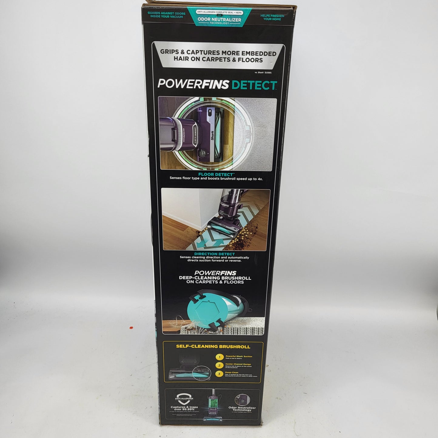New Shark LA490 Bagless Corded Canister/Cylinder Purple