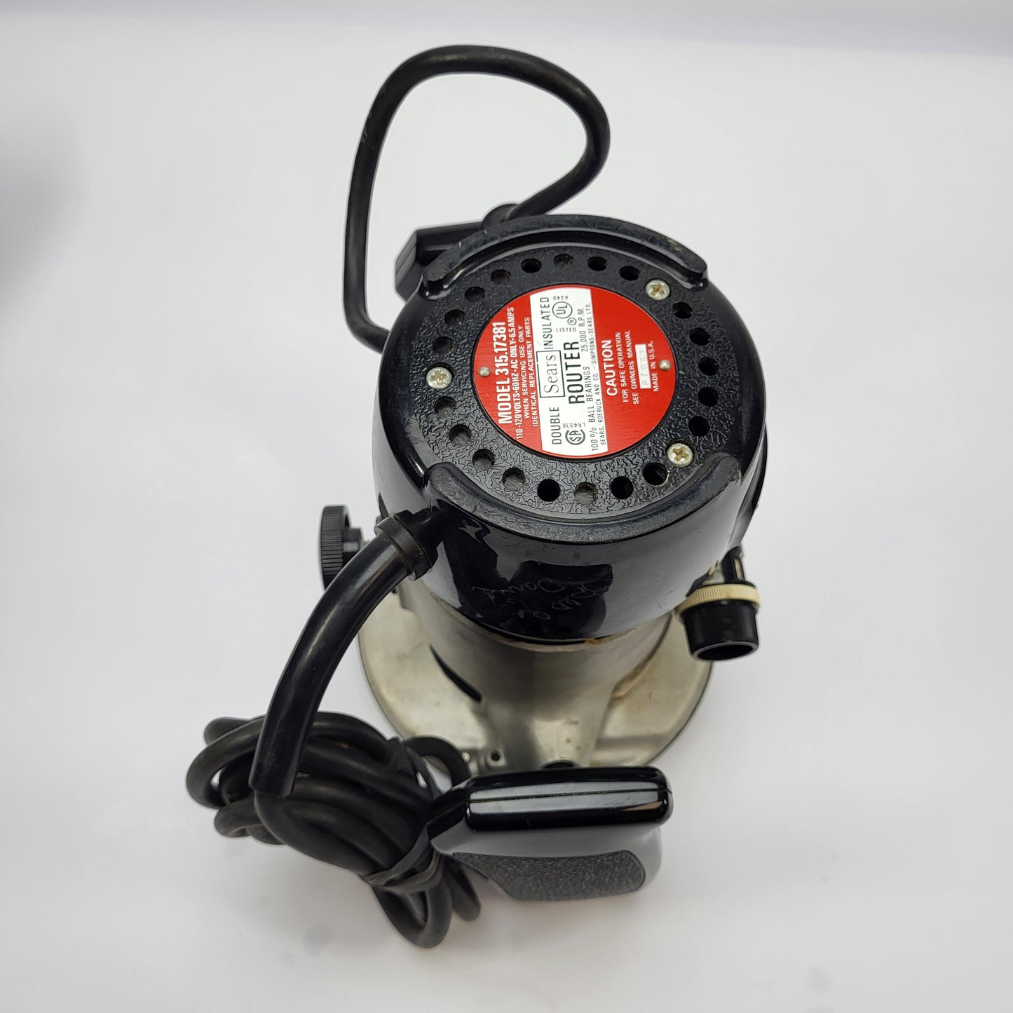 Craftsman 315-17381 120V Corded Router