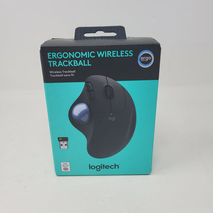 New Logitech Ergonomic Wireless Mouse Black