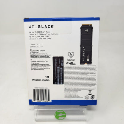 New Sony PlayStation 5 2TB PS5 SSD Black WDBBYV0020BNC