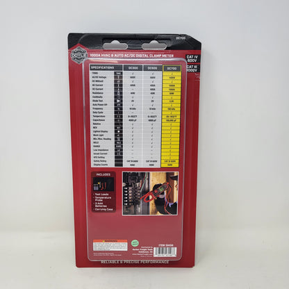 New Doyle 59456 1000V 1000A HVAC & Auto AC/DC Digital Clamp Meter