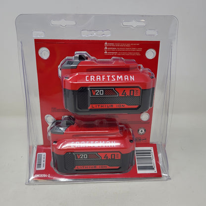 New Craftsman 20V Lithium Ion Power Tool Battery Pack CMCB204-2