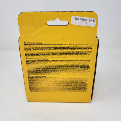 New DeWalt DCB204-2 20V MAX Premium Lithium-Ion 4.0Ah Battery 2 Pack