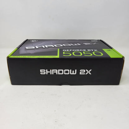 New MSI GeForce RTX 5050 SHADOW 2X OC 8GB GDDR6 Graphics Card G5050-8S2C