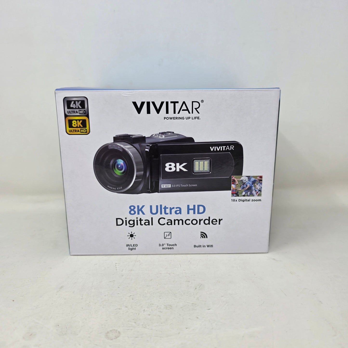 New Vivitar 8K Ultra HD Digital Video Camcorder Black