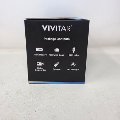 New Vivitar 8K Ultra HD Digital Video Camcorder Black