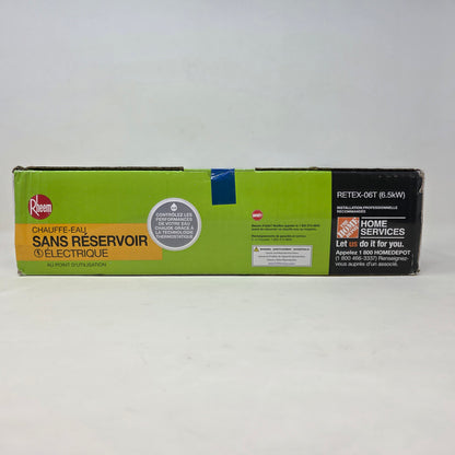 New Rheem 5.5 KW 1.6 GPM 240-Volt Tankless Electric Water Heater RETEX-06T