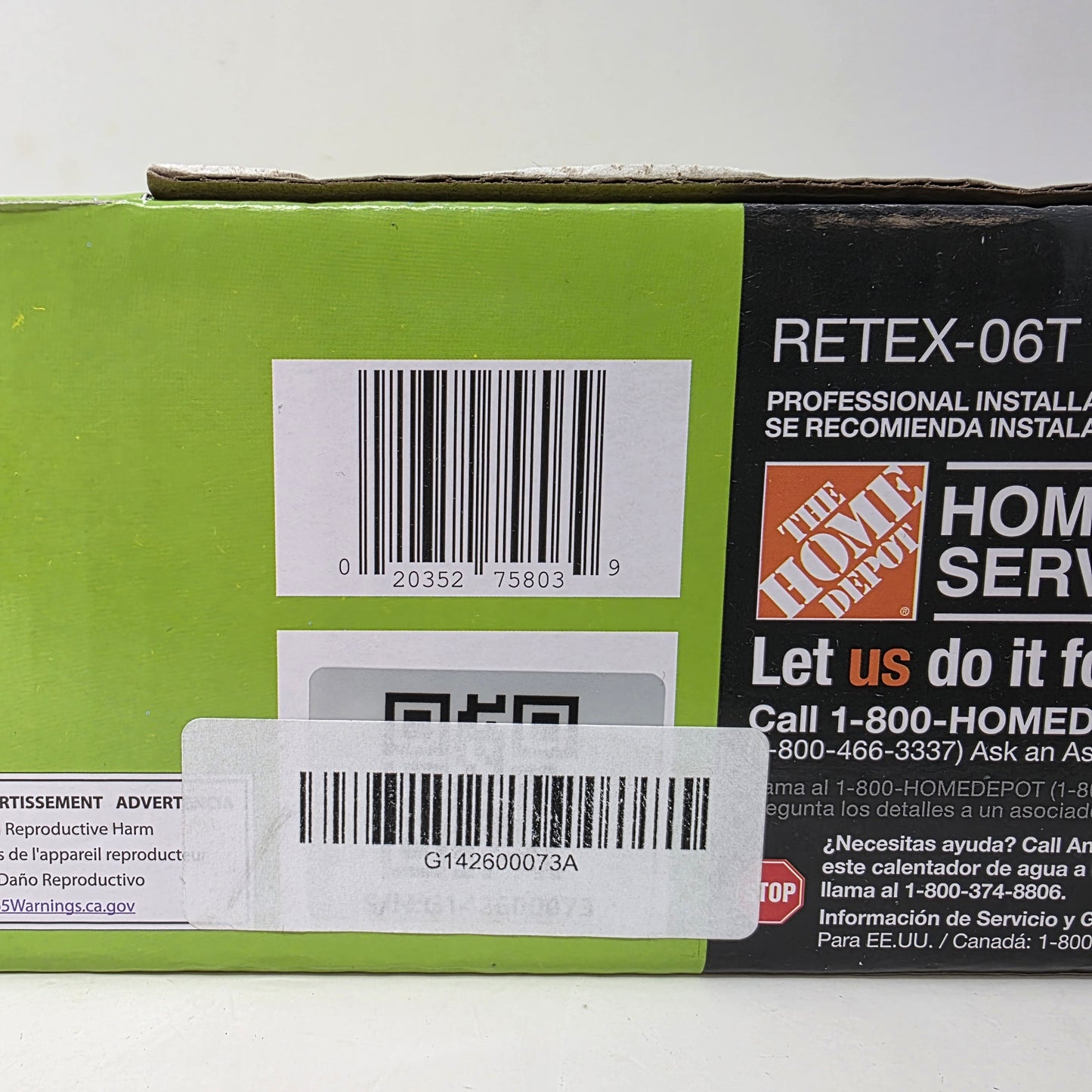 New Rheem 5.5 KW 1.6 GPM 240-Volt Tankless Electric Water Heater RETEX-06T
