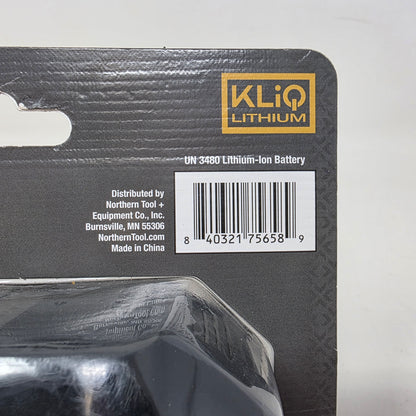 New Klutch KLiQ 5797434 20V 2.0Ah Lithium-Ion Battery Pack