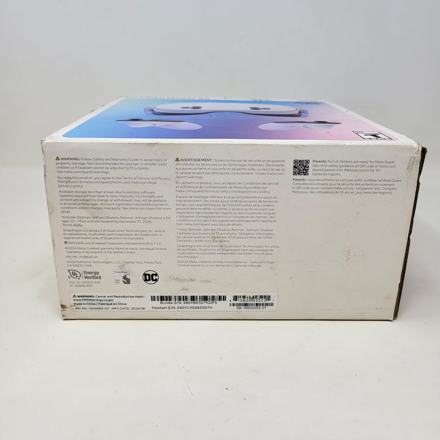 Meta Quest 3S 128GB Standalone All-in-One VR Headset P97