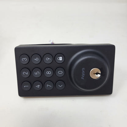 New Open Box Aqara B50 Smart Wi-Fi & Bluetooth Keypad Electronic Deadbolt Lock Black