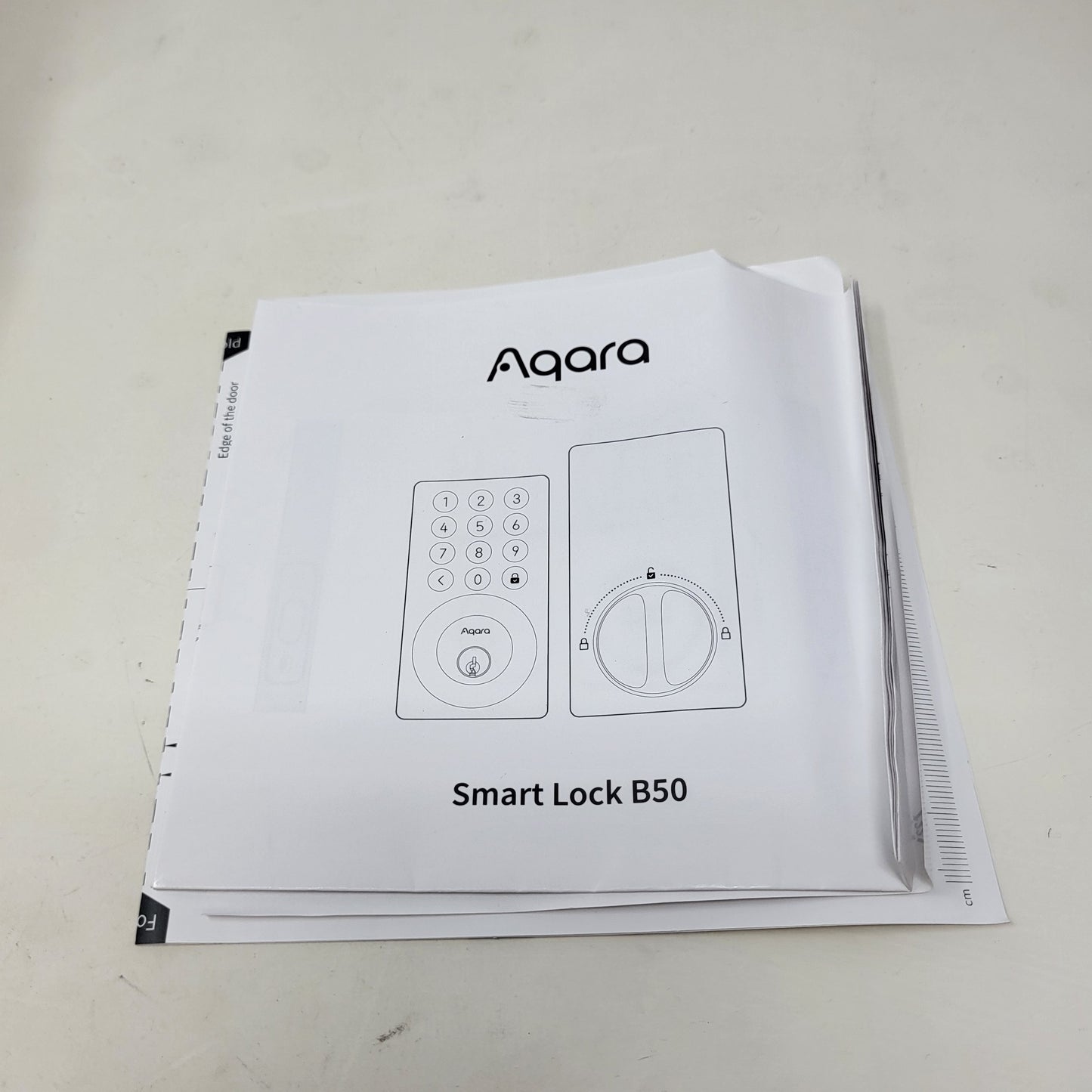New Open Box Aqara B50 Smart Wi-Fi & Bluetooth Keypad Electronic Deadbolt Lock Black