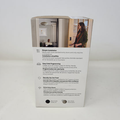 New Yale  Code Keypad Deadbolt  Key-Free Entry Satin Nickel YED210-NR-619