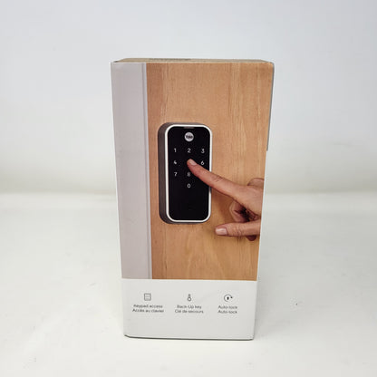 New Yale  Code Keypad Deadbolt  Key-Free Entry Satin Nickel YED210-NR-619
