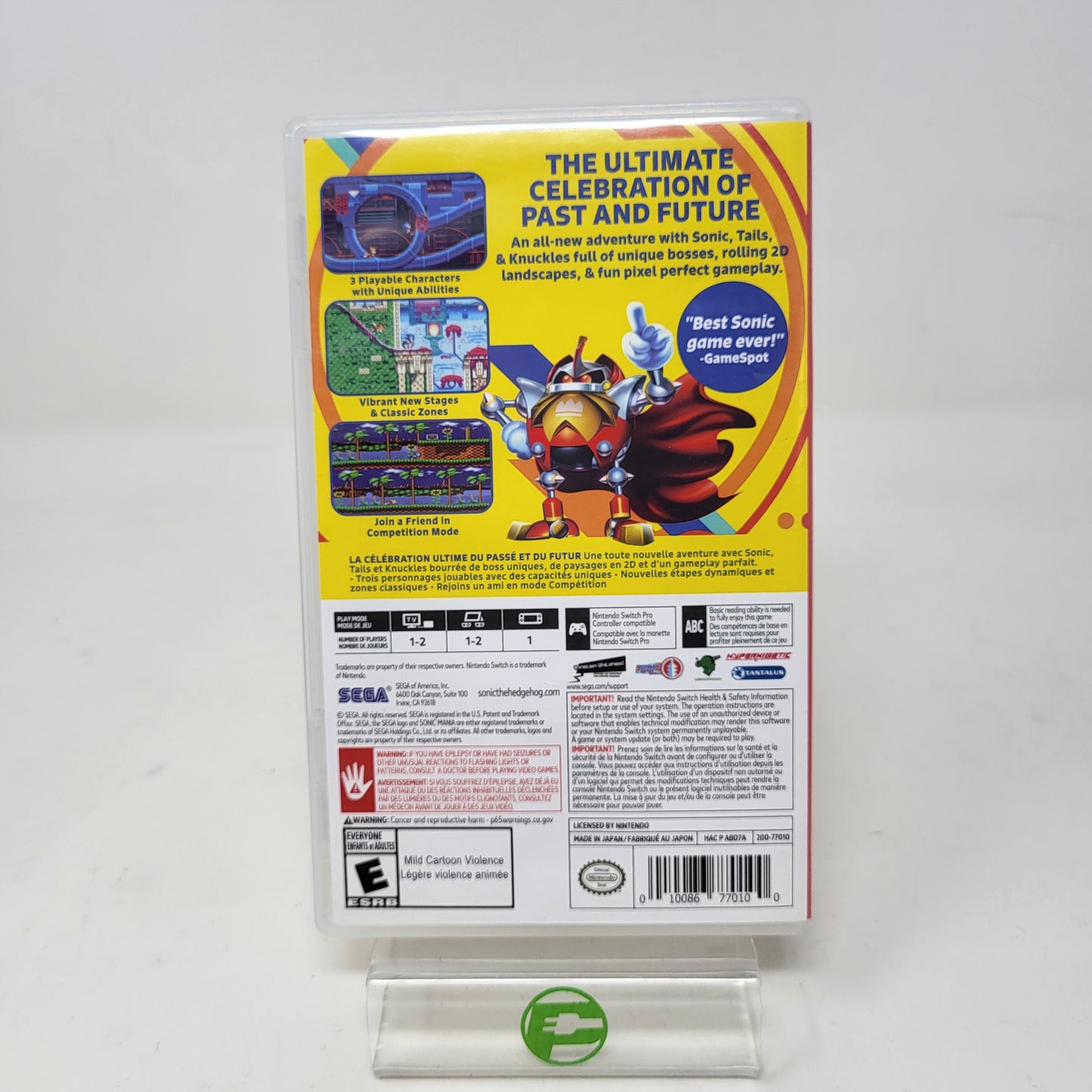 Sonic Mania (Nintendo Switch, 2017)