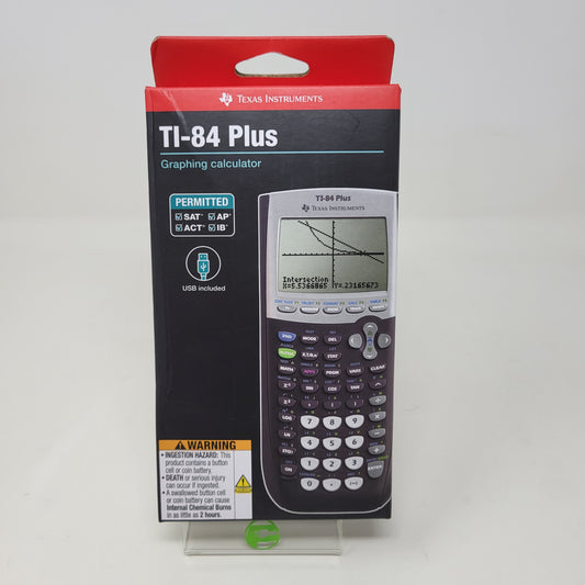 New Texas Instruments TI-84+ Black Graphing Calculator