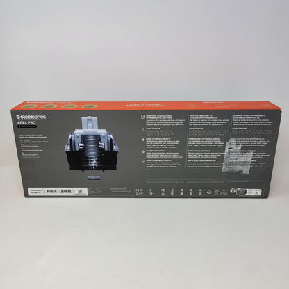 SteelSeries Apex Pro Gen 3 OmniPoint 3.0 HyperMagnetic Switches Keyboard Black