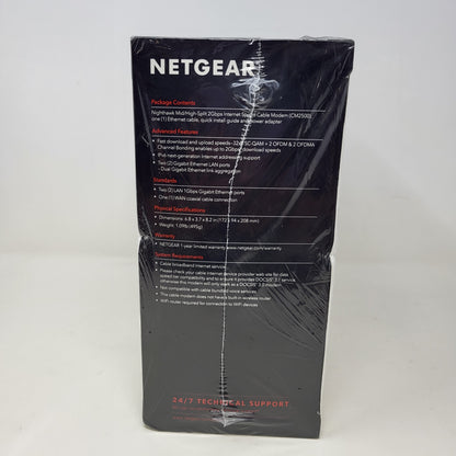 New NETGEAR Nighthawk CM2500-1AZNAS DOCSIS 3.1 Cable Modem